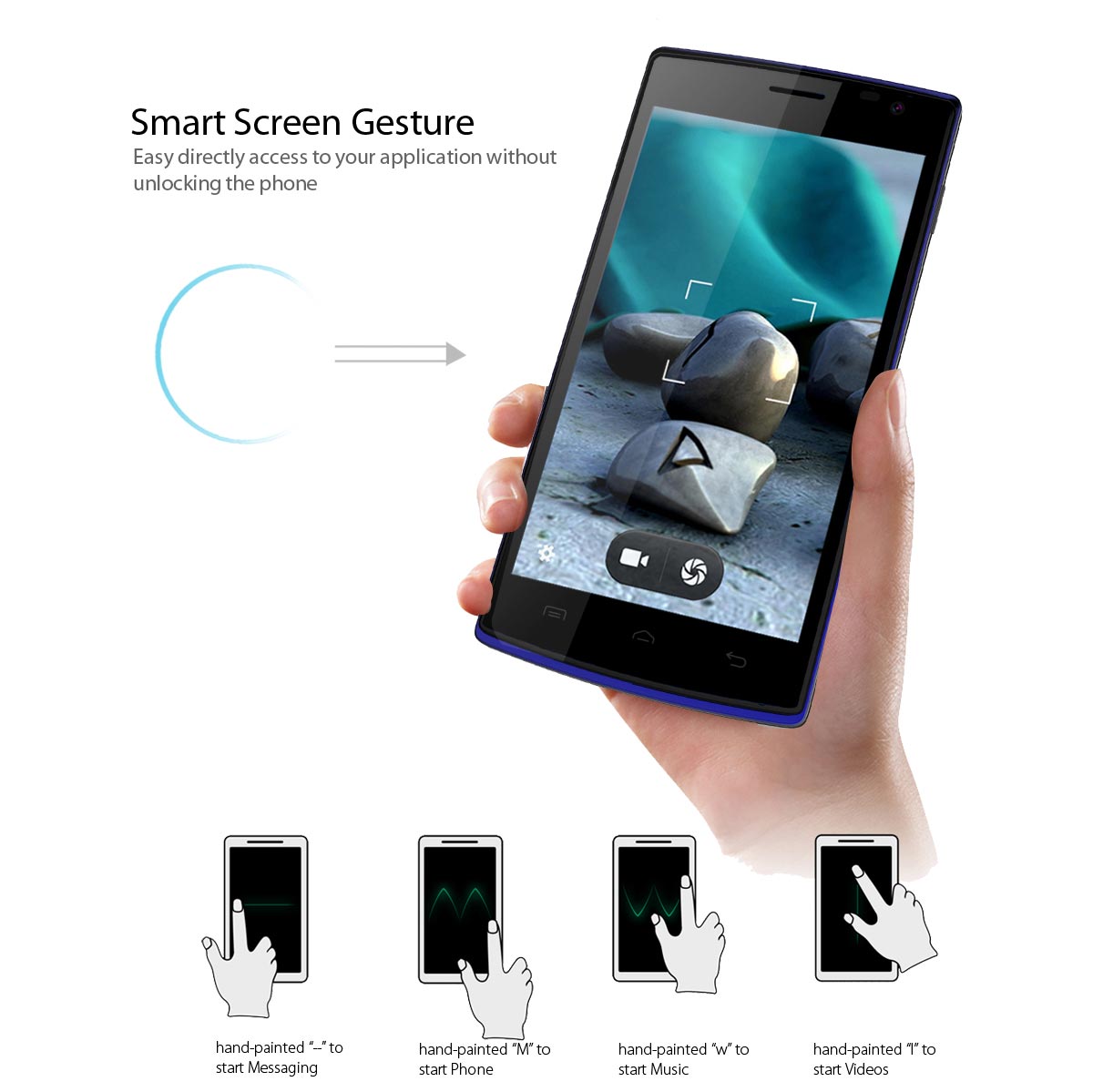 blackview breeze with smart Экран gesture